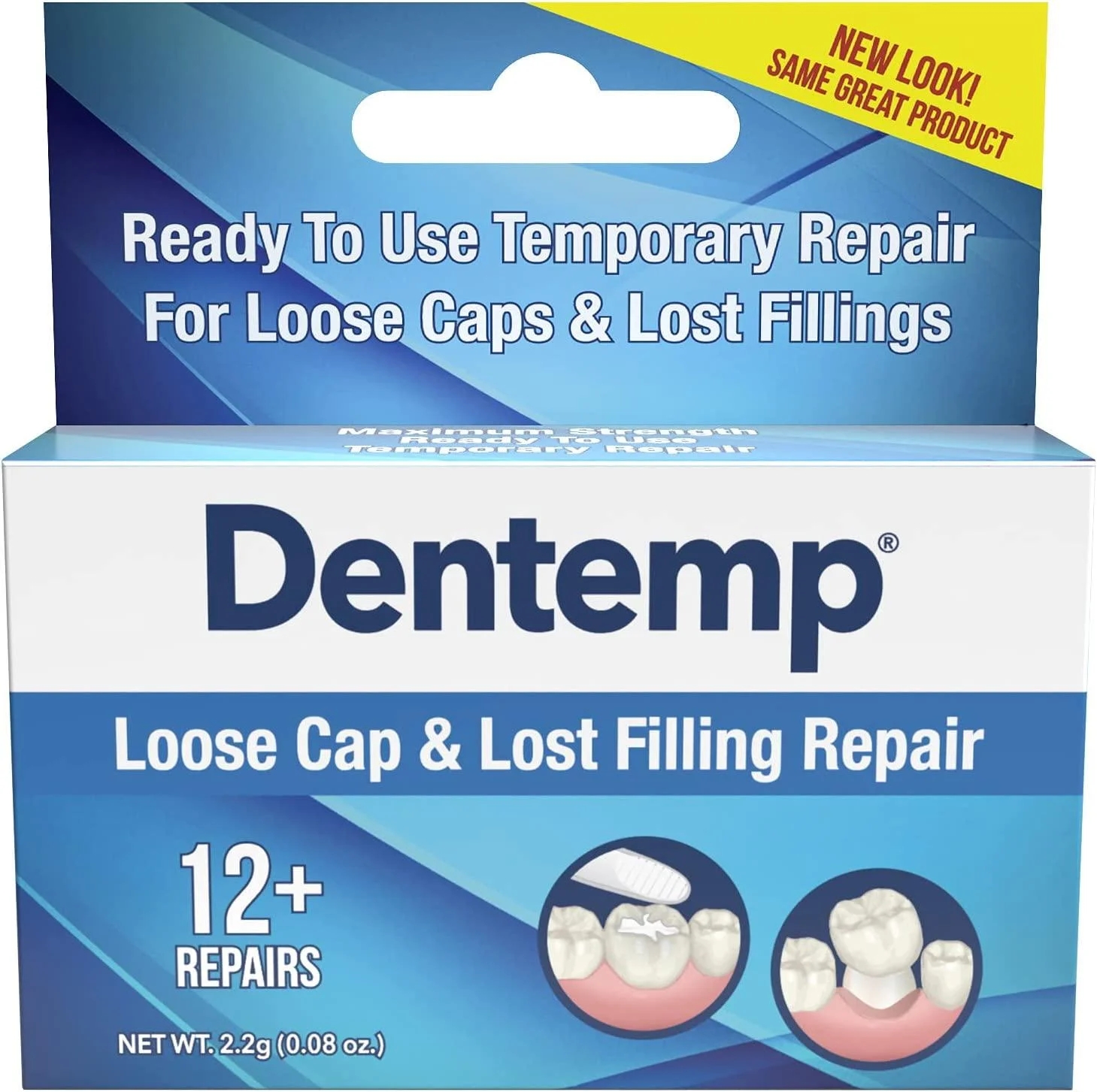 Dentemp Loose Cap and Lost Filling Repair