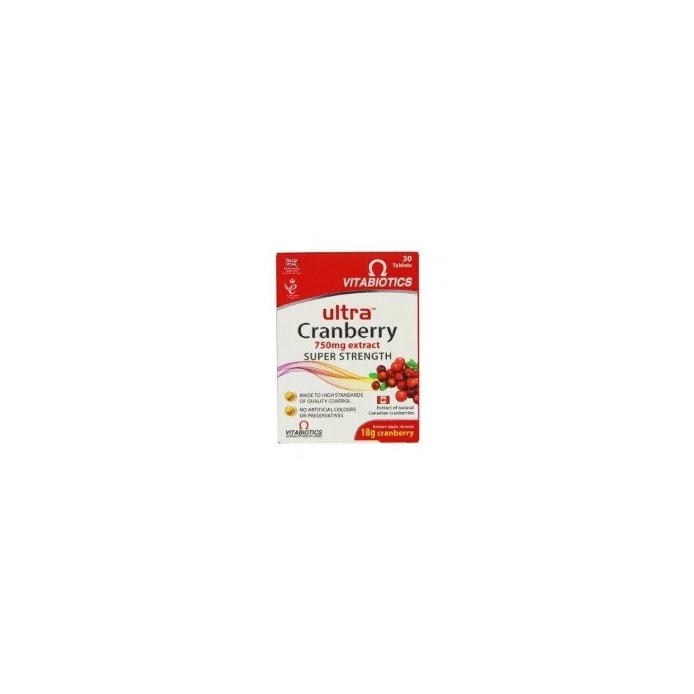Vitabiotics Ultra Cranberry 30 Tablets
