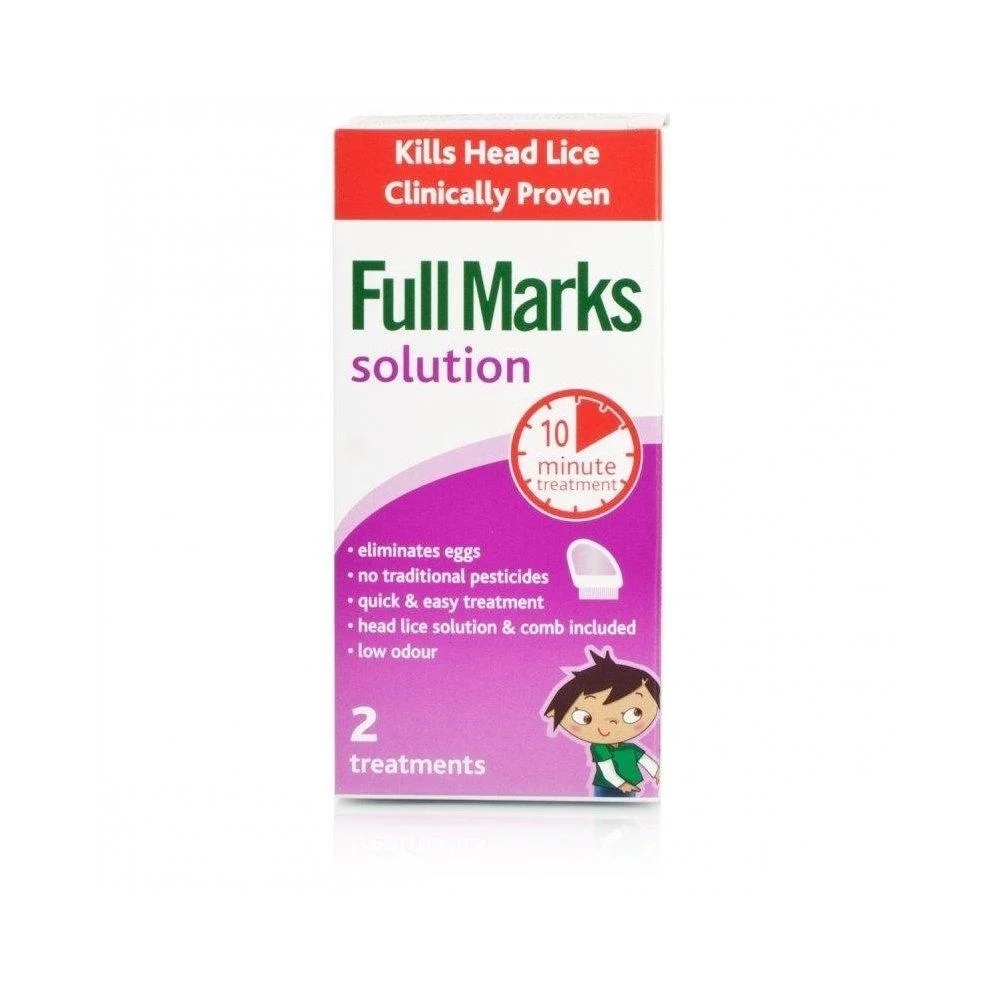 Full Marks Head Lice Solution (100ml)