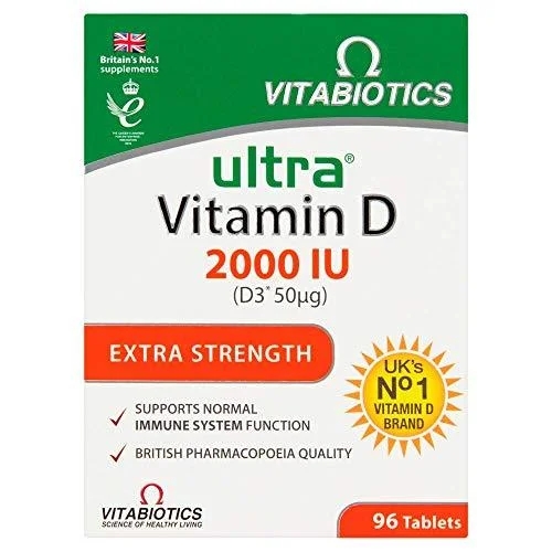 Vitabiotics Ultra Vitamin D Tablets 2000IU Extra Strength