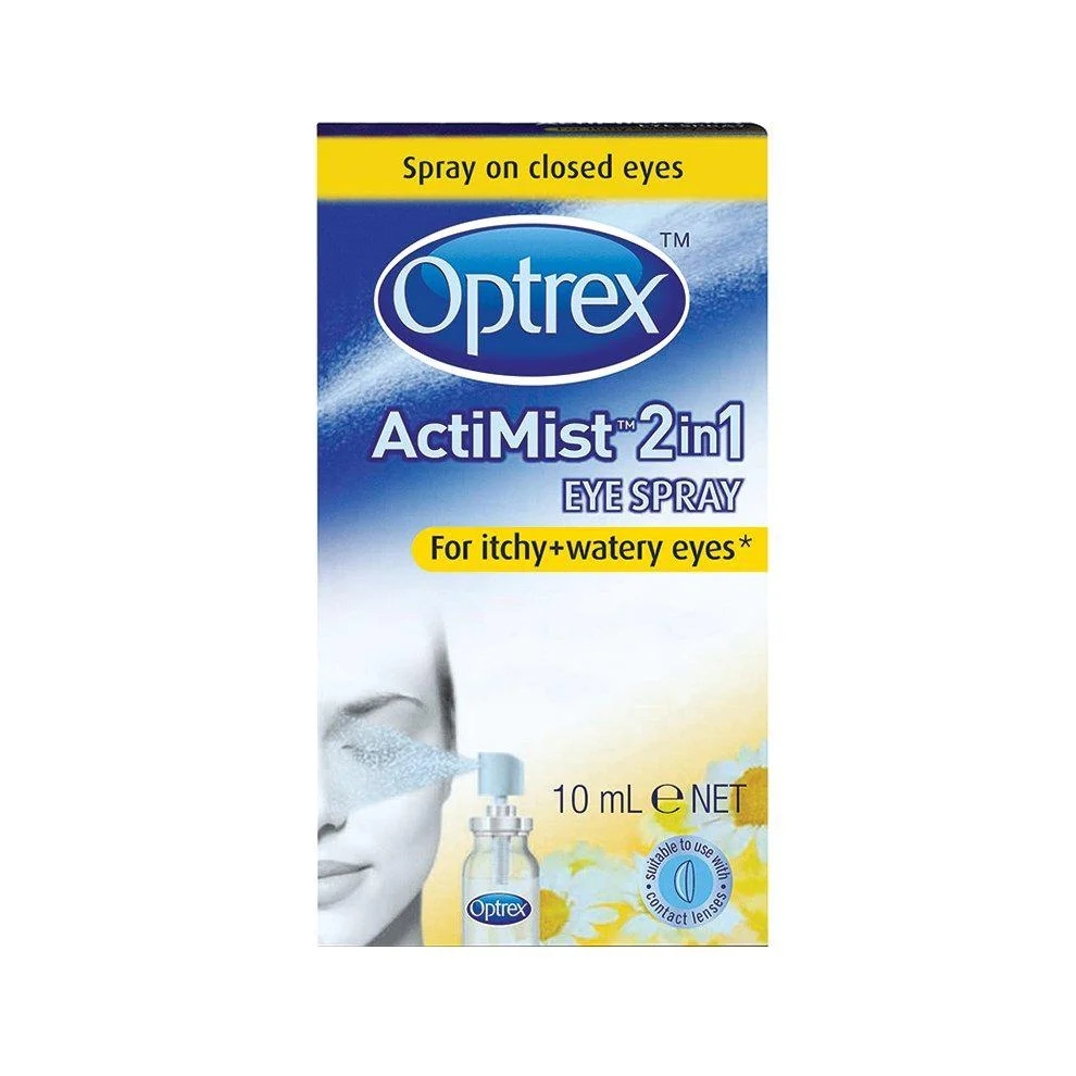 Optrex Actimist 2 in 1 Eye Spray for Itchy + Watery Eyes Bnip 100% Authentic